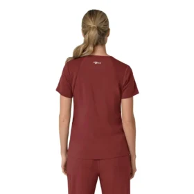 Force Cross-Flex V-hals-skrubbløp for kvinner med fleksible paneler