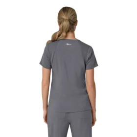 Force Cross-Flex V-hals-skrubbløp for kvinner med fleksible paneler