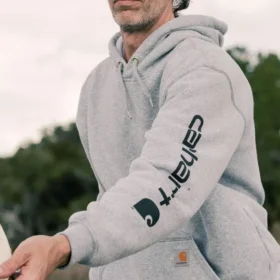 Ikonisk K288-logo-hettegenser for menn – carhartt K288
