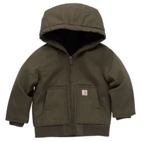 Isolert Active Jac med hette for gutter (baby/småbarn)