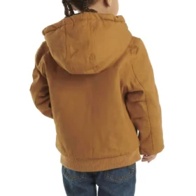 Isolert Active Jac med hette for gutter (baby/småbarn)