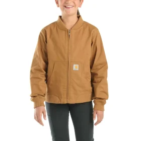 Langermet Rugged Flex®-canvasjakke for jenter (barn/ungdom)