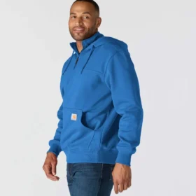 Paxton vannavvisende, tykk hettegenser med 1/4 glidelås for menn – carhartt Rain Defender-hettegensere