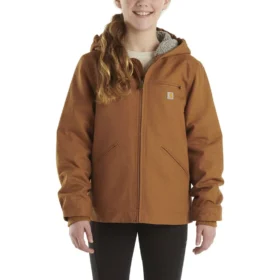 Sierra-jakke med sherpa-fôr for jenter (barn/ungdom)