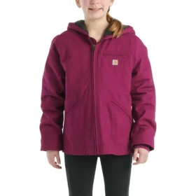 Sierra-jakke med sherpa-fôr for jenter (barn/ungdom)