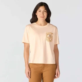 Tencel-skjorte for kvinner med løs passform, lett vekt og blomstermønster